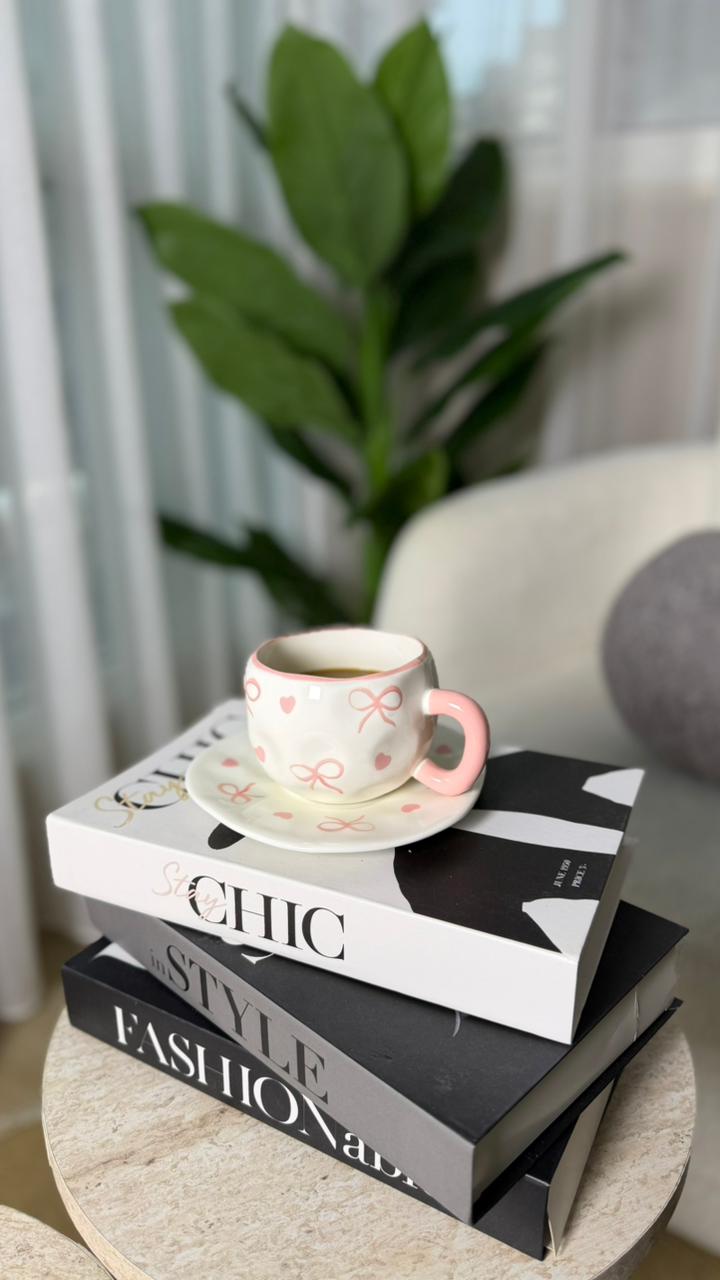 Pink Bow Mug